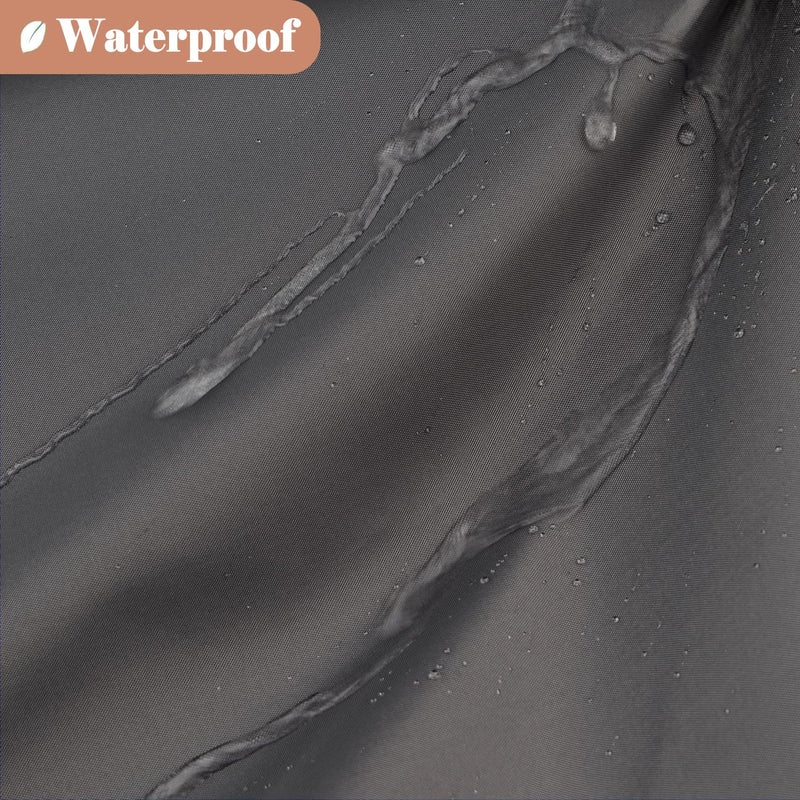 UFRIDAY Dark Gray Shower Curtain Extra Long 72-Inch x 78-Inch, Fashion Polyester Shower Curtains for Bathroom - Image 5